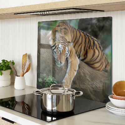 Steklena podloga za rezanje Tiger na deblu drevesa