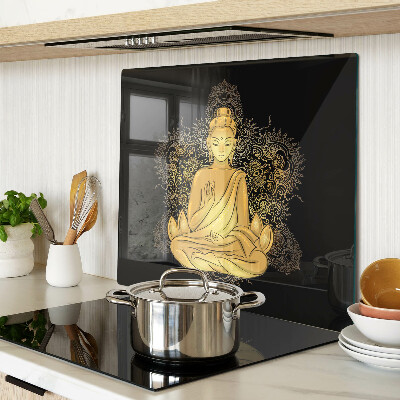 Steklena podloga za rezanje Buda v meditaciji