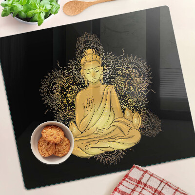 Steklena podloga za rezanje Buda v meditaciji