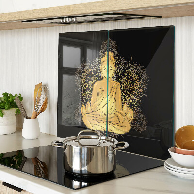 Steklena podloga za rezanje Buda v meditaciji