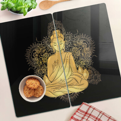 Steklena podloga za rezanje Buda v meditaciji