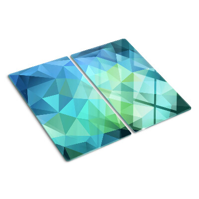Steklena podloga za rezanje Geometrijski abstraktni vzorec