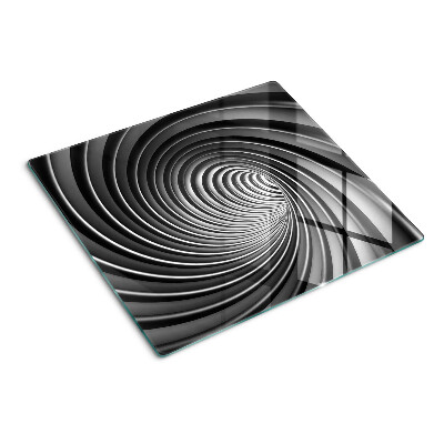 Steklena podloga za rezanje Vrtinčasti spiralni vzorec