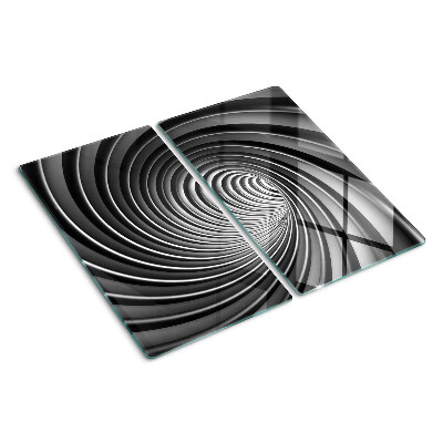 Steklena podloga za rezanje Vrtinčasti spiralni vzorec