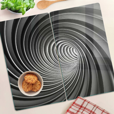 Steklena podloga za rezanje Vrtinčasti spiralni vzorec