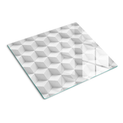Steklena podloga za rezanje 3D šesterokotni vzorec