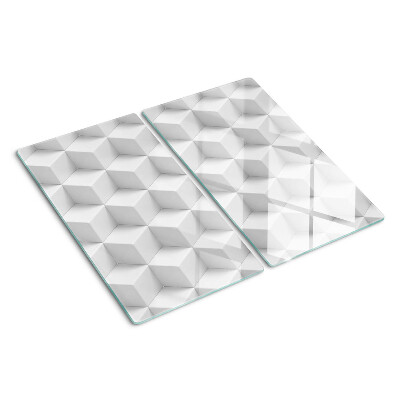 Steklena podloga za rezanje 3D šesterokotni vzorec