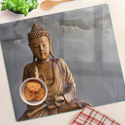 Steklena podloga za rezanje Buda v meditaciji