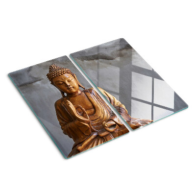 Steklena podloga za rezanje Buda v meditaciji
