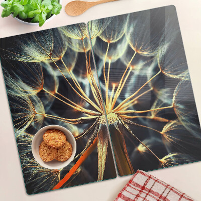 Steklena podloga za rezanje Regrat v makro fotografiji