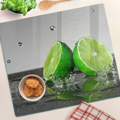 Steklena podloga za rezanje Limone v vodi
