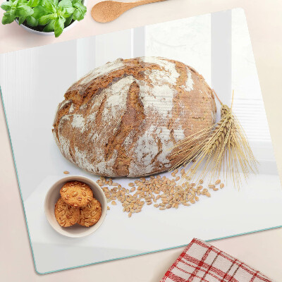 Steklena podloga za rezanje Kruh in žitarice