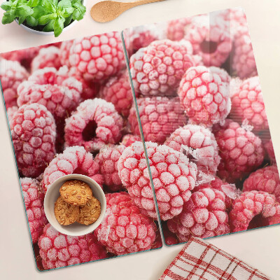 Steklena podloga za rezanje Maline v sveži izdaji