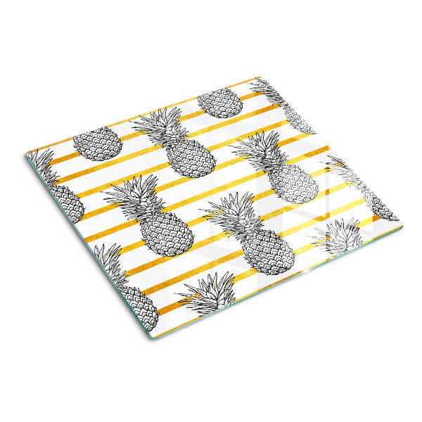 Steklena podloga za rezanje Ananas na trakove
