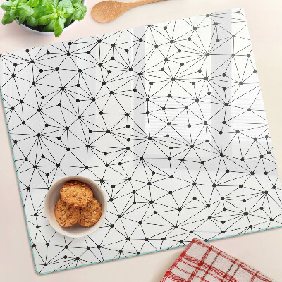 Steklena podloga za rezanje Geometrija mreže