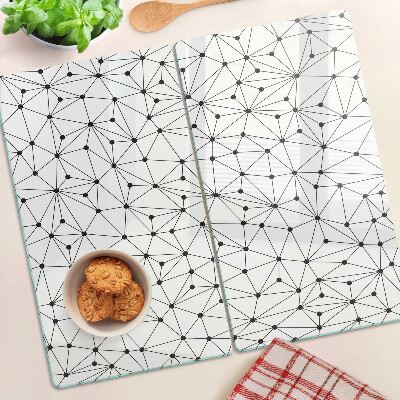 Steklena podloga za rezanje Geometrija mreže