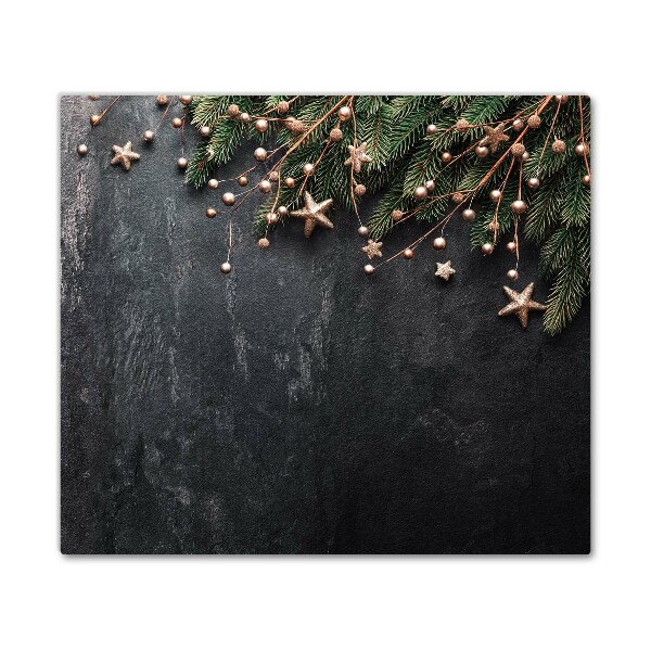 Steklena podloga za rezanje Božične drevesne okraske Božične zvezde