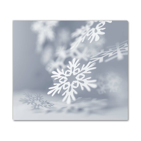 Steklena podloga za rezanje Snowflake božična dekoracija