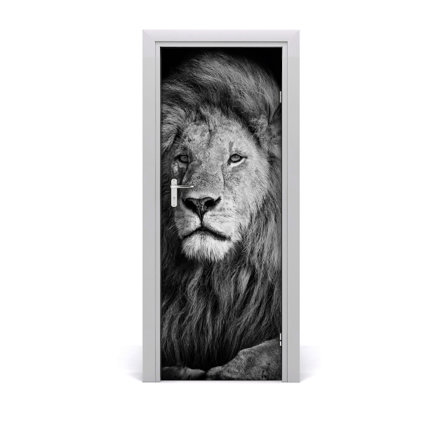 Nalepka na vratih Portret leva