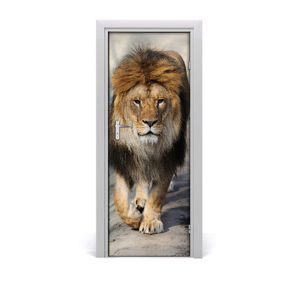 Nalepka na vratih Lion