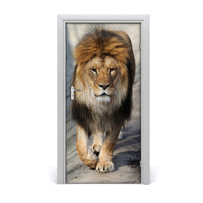 Nalepka na vratih Lion