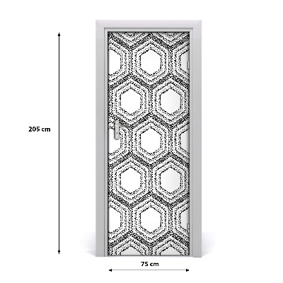 Tapete na vratih Geometrijsko ozadje