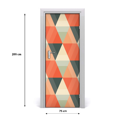 Tapete na vratih Geometrijsko ozadje