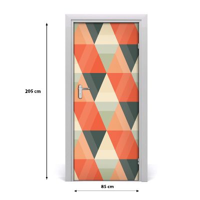 Tapete na vratih Geometrijsko ozadje