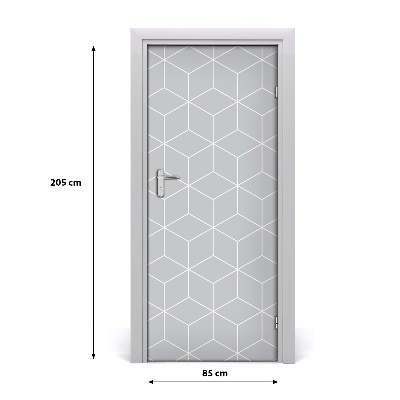 Tapete na vratih Geometrijsko ozadje