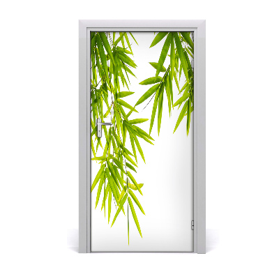 Nalepka na vratih Bambusa listi