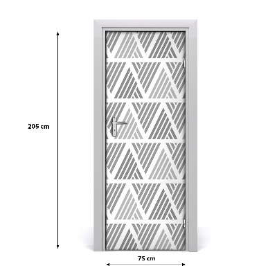 Tapete na vratih Geometrijsko ozadje