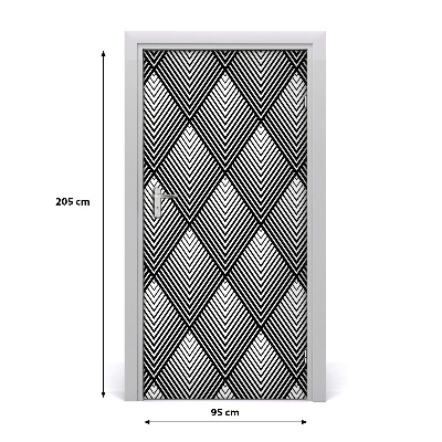Tapete na vratih Geometrijsko ozadje