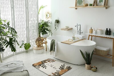 Tepih za kopalnico Cvetna kompozicija