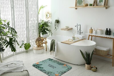 Tepih za kopalnico Zelenjavni vzorec