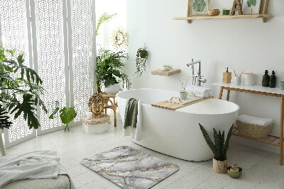 Preproga za kopalnico Siv marmor