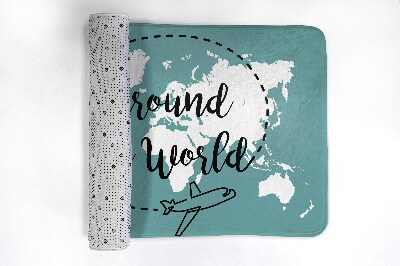 Tepih za kopalnico Zemljevid sveta