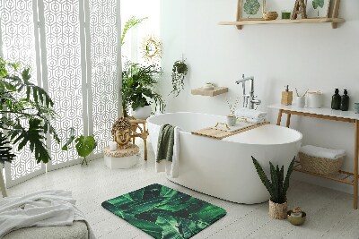Tepih za kopalnico Rastline liste