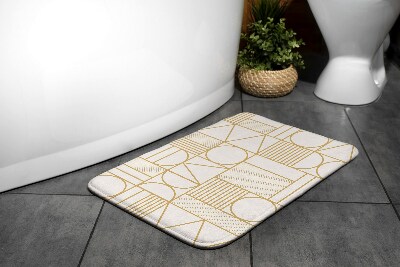 Tepih za kopalnico Geometrijski vzorci