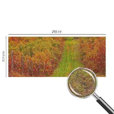 Fototapeta za dnevno sobo z motivom jesenskih barv