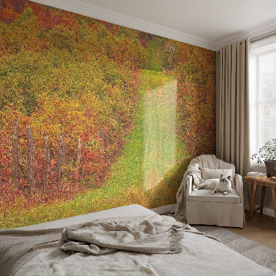 Fototapeta za dnevno sobo z motivom jesenskih barv