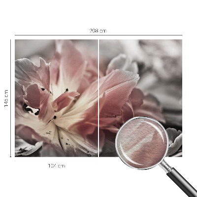Fototapeta za steno s pastelno cvetlično dekoracijo