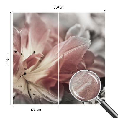 Fototapeta za steno s pastelno cvetlično dekoracijo