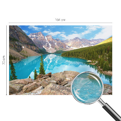 Fototapeta za spalnico Modro jezero