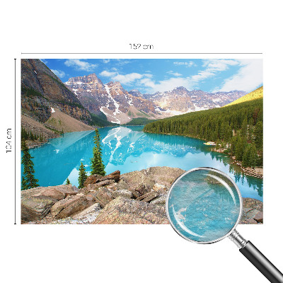 Fototapeta za spalnico Modro jezero