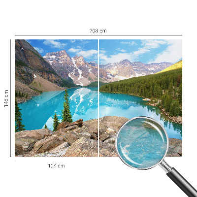 Fototapeta za spalnico Modro jezero