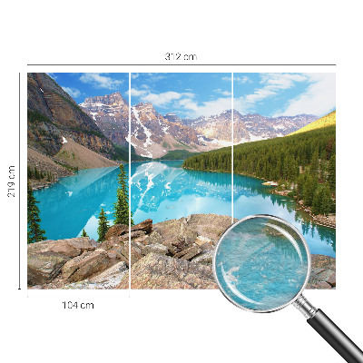 Fototapeta za spalnico Modro jezero