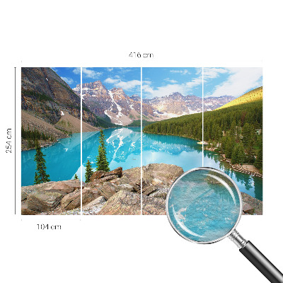 Fototapeta za spalnico Modro jezero