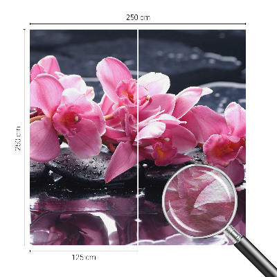 Flis fototapeta za otroško sobo z motivom cvetlične elegance