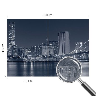 Tiskana fototapeta flis Nočno mesto