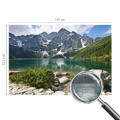 Flis fototapeta za otroško sobo z motivom gorskega jezera